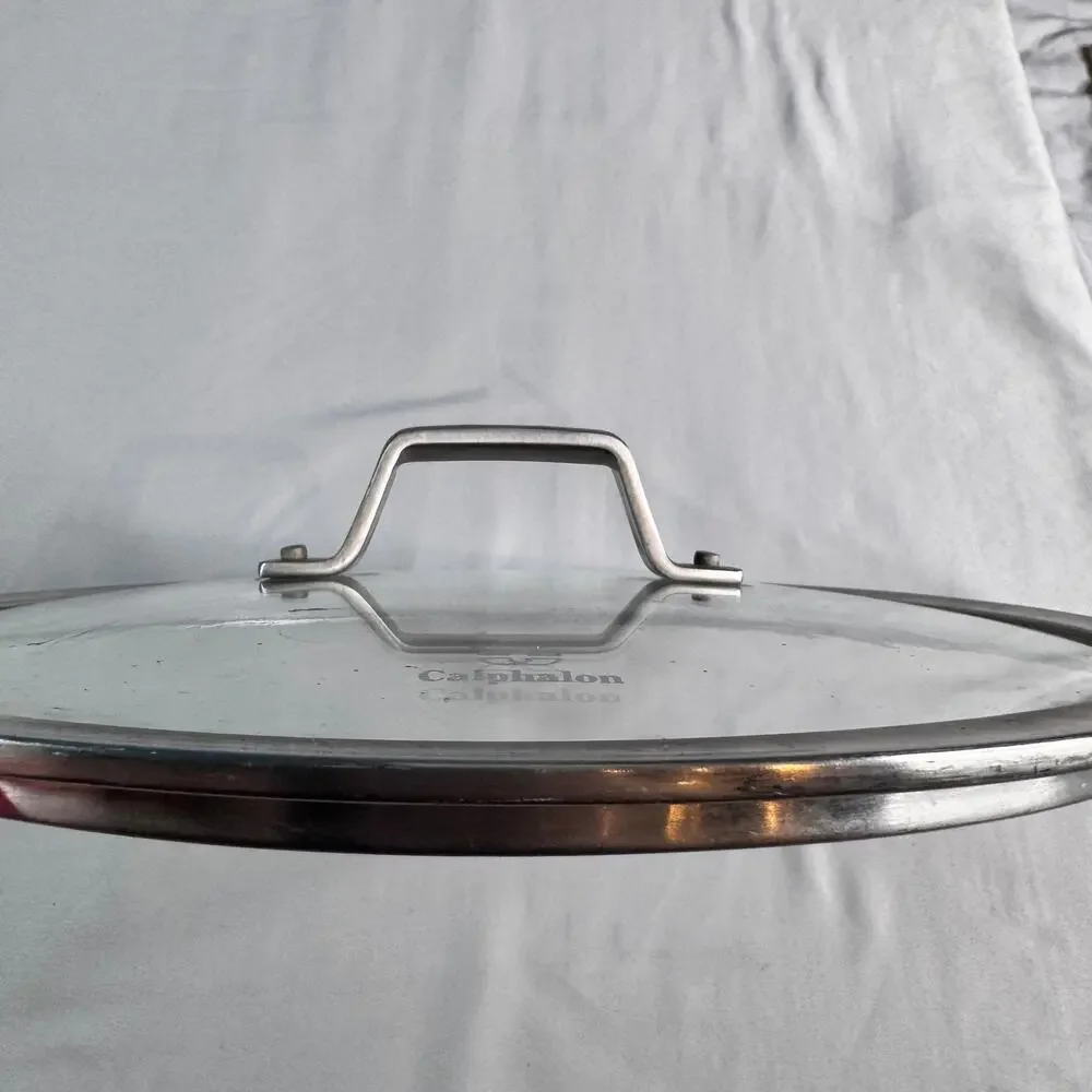 Calphalon Glass Lid Replacement Square Handle Large Cookware Lid RJT121170319